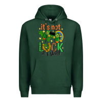 Sports Green its not luck its skill st. patricks day Premium Hoodie - Neo Western