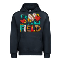 Navy my heart is on that field baseball Urban Hoodie - HRA Design Shop