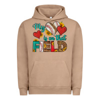 Pigment Burro my heart is on that field baseball Urban Hoodie - HRA Design Shop