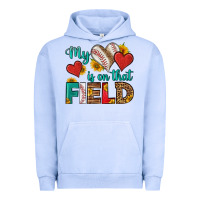 Pigment Grape Ice my heart is on that field baseball Urban Hoodie - HRA Design Shop