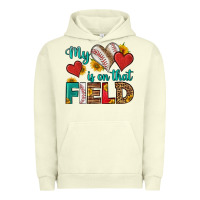 Pigment Pistachio my heart is on that field baseball Urban Hoodie - HRA Design Shop