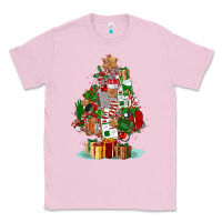 Bubblegum Pink nurse christmas tree Classic Tee - FaDigitalArtStudio