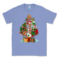 Colony Blue nurse christmas tree Classic Tee - FaDigitalArtStudio