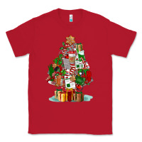 Red nurse christmas tree Classic Tee - FaDigitalArtStudio