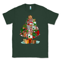 Sports Green nurse christmas tree Classic Tee - FaDigitalArtStudio