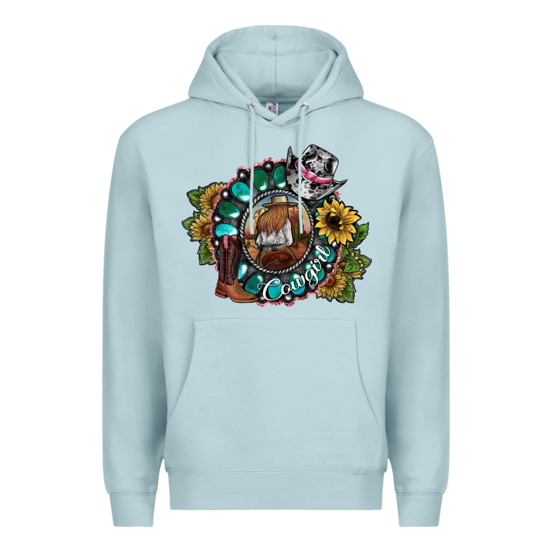 Cowgirl Premium Hoodie by SublimationCraftShop | Teevron