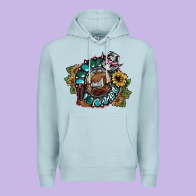 Cowgirl Premium Hoodie Designed By Sublimationcraftshop