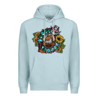 Blue Mist cowgirl Premium Hoodie - SublimationCraftShop