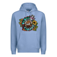 Colony Blue cowgirl Premium Hoodie - SublimationCraftShop