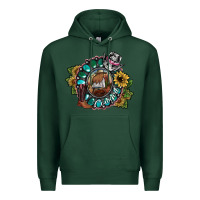Sports Green cowgirl Premium Hoodie - SublimationCraftShop