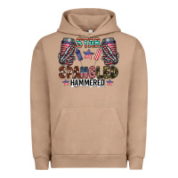 Pigment Burro star spangled hammered Urban Hoodie - CowhideDigitalArt