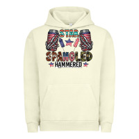 Pigment Pistachio star spangled hammered Urban Hoodie - CowhideDigitalArt