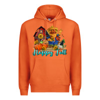 Carrot happy fall scarecrow Premium Hoodie - FaDigitalArtStudio