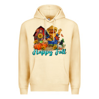 Pina Colada happy fall scarecrow Premium Hoodie - FaDigitalArtStudio