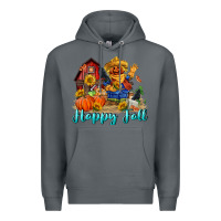 Rock happy fall scarecrow Premium Hoodie - FaDigitalArtStudio