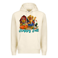 Tofu happy fall scarecrow Premium Hoodie - FaDigitalArtStudio
