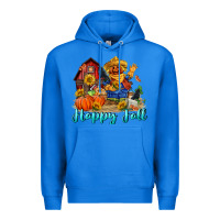 True Royal happy fall scarecrow Premium Hoodie - FaDigitalArtStudio