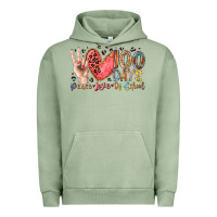 Pigment Oil Green peace love 100 days of school Urban Hoodie - RacoonDesign