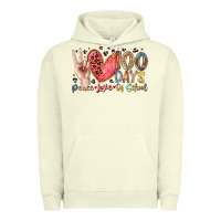 Pigment Pistachio peace love 100 days of school Urban Hoodie - RacoonDesign