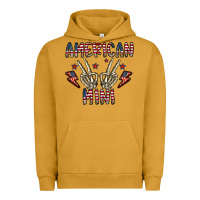 Pigment Peanut Butter american mini Urban Hoodie - CowhideDigitalArt