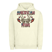 Pigment Pistachio american mini Urban Hoodie - CowhideDigitalArt