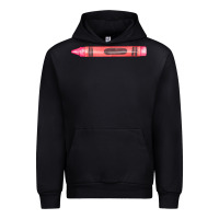 Black pink crayon fa element Urban Hoodie - FaDigitalArtStudio