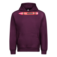 Mauve Wine pink crayon fa element Urban Hoodie - FaDigitalArtStudio