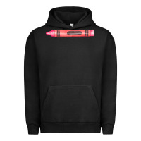 Pigment Black pink crayon fa element Urban Hoodie - FaDigitalArtStudio