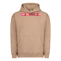 Pigment Burro pink crayon fa element Urban Hoodie - FaDigitalArtStudio