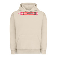 Pigment French Oak pink crayon fa element Urban Hoodie - FaDigitalArtStudio