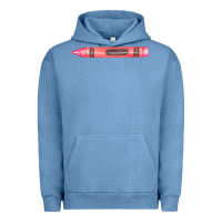 Pigment Pebble Blue pink crayon fa element Urban Hoodie - FaDigitalArtStudio