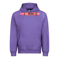 Tulip pink crayon fa element Urban Hoodie - FaDigitalArtStudio