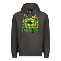 Smoke Kiss me im irish st.patricks day lips st.patricks Premium Hoodie - Neo Western
