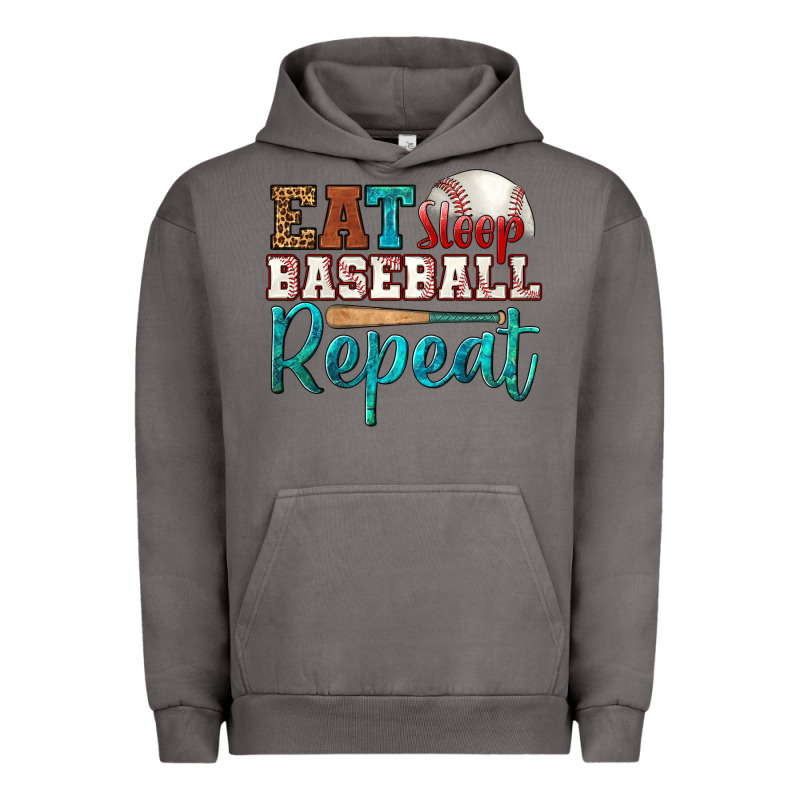 Eat Sleep Baseball Repeat Urban Hoodie by HRA Design Shop | Teevron