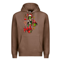 Chestnut ho ho ho afro gnomes Premium Hoodie - FaDigitalArtStudio