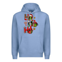 Colony Blue ho ho ho afro gnomes Premium Hoodie - FaDigitalArtStudio