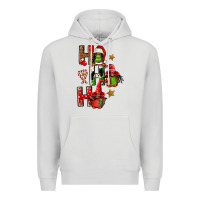 Dove Grey ho ho ho afro gnomes Premium Hoodie - FaDigitalArtStudio