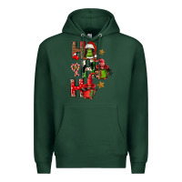Sports Green ho ho ho afro gnomes Premium Hoodie - FaDigitalArtStudio