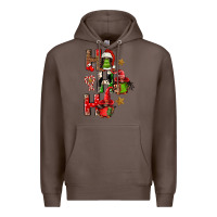 Coffee ho ho ho afro gnomes Premium Hoodie - FaDigitalArtStudio
