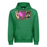 Emerald peace love makeup Urban Hoodie - RacoonDesign