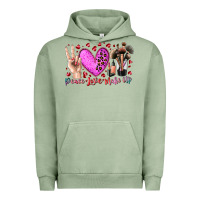 Pigment Oil Green peace love makeup Urban Hoodie - RacoonDesign