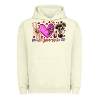 Pigment Pistachio peace love makeup Urban Hoodie - RacoonDesign