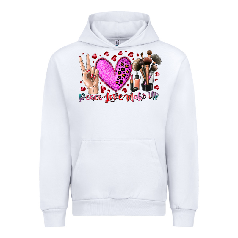 Peace Love Makeup Urban Hoodie by RacoonDesign | Teevron