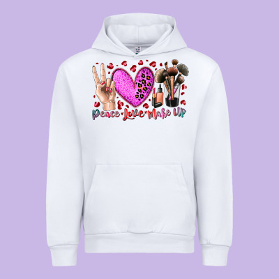 Peace Love Makeup Urban Hoodie Designed By Racoondesign
