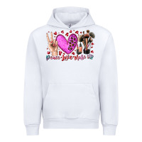 White peace love makeup Urban Hoodie - RacoonDesign