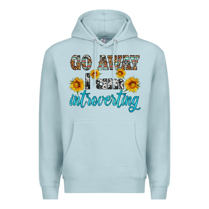 Go Away I Am Introvering Premium Hoodie by HRA Design Shop | Teevron