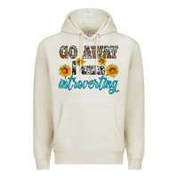 Oatmeal Heather go away i am introvering Premium Hoodie - HRA Design Shop