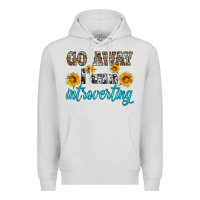 Dove Grey go away i am introvering Premium Hoodie - HRA Design Shop