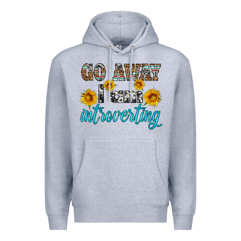 Go Away I Am Introvering Premium Hoodie by HRA Design Shop | Teevron
