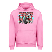 Fuchsia Pink Race Mom Urban Hoodie - RacoonDesign